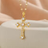 Colorful Zircon Cross Necklace Collection-Blind Bag