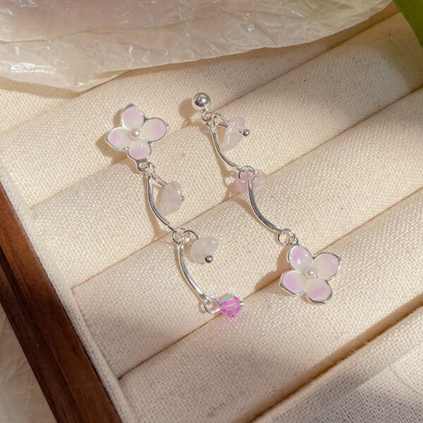 Dreamy Blossom & Tassel Dangle Earring Collection | 925 Sterling Silver Posts