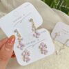 Dreamy Blossom & Tassel Dangle Earring Collection | 925 Sterling Silver Posts