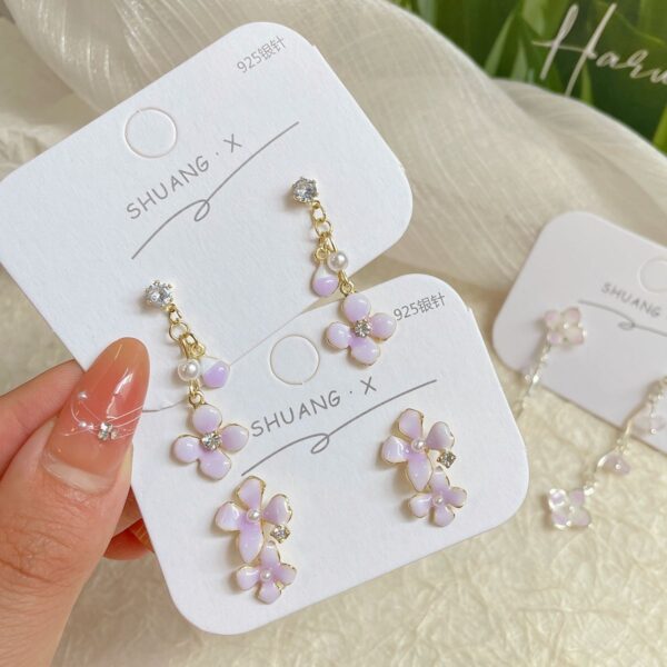 Dreamy Blossom & Tassel Dangle Earring Collection | 925 Sterling Silver Posts